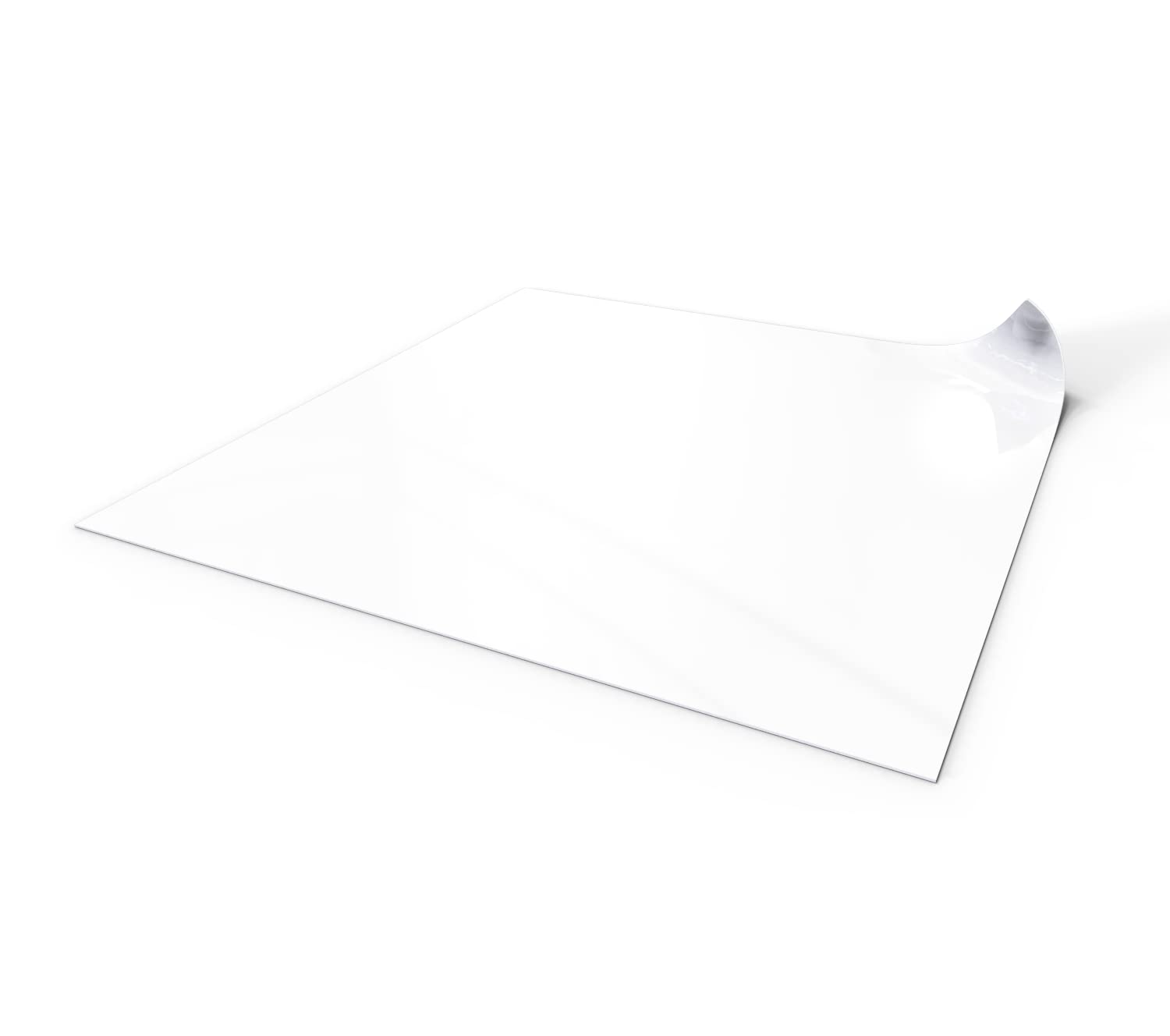 playmats.eu PP007-blank_Mini Dungeons and Dragons, DND, D&D RPG, Dry Erase Mat, White, 50 x 50 cm