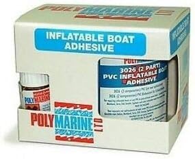 Polymarine PVC Inflatable Repair Adhesive 2 Part 250ml Repair Kit