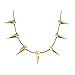 Cosplay Necklace Silver or Gold Black Panther Necklace Wakanda King T'Challa For Mans or Womens Unisex Collar,Perfect Interpretation of the Role. (Gold)