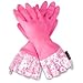 Gloveables Pink Gloves with Pink Lace