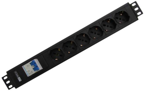Regleta 27" 12 Tomas Schuko WP WPN-PDU-G02-12 Negro