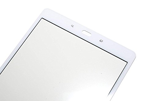 White Touch Screen Digitizer for Samsung Galaxy Tab A 9.7" - Glass Replacement for SM-T550 SM-T555 T550 T555 (Not Include LCD) with Tools + Pre-Installed Adhesive