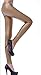 Lotsyle Women's Low Waist Faux Leather Leggings Stretch Pants(Gold S)
