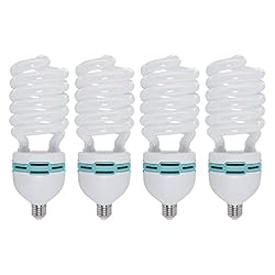 LimoStudio [4 Pack] 85W 6500K CFL, Compact