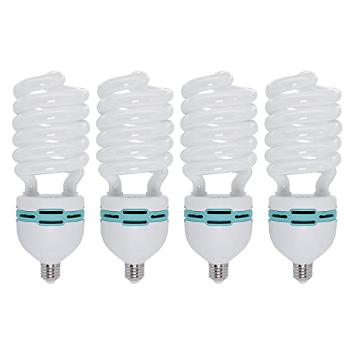 LimoStudio [4 Pack] 85W 6500K CFL, Compact