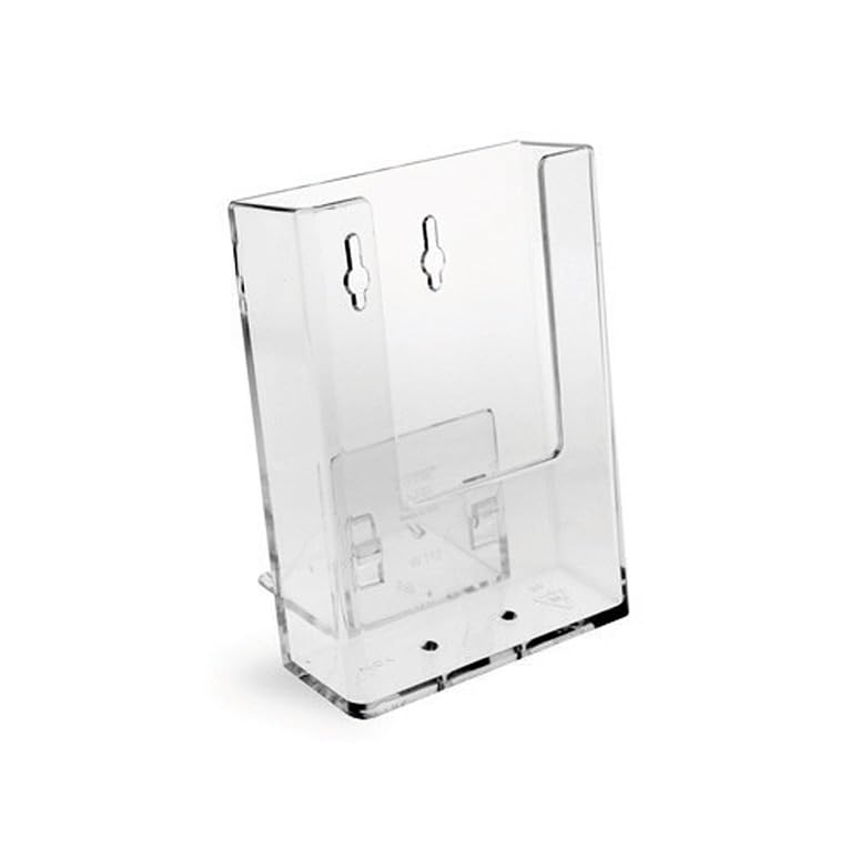 Taymar Brochure Holder DIN Long Simple Wall Brochure Holder Flyer Holder Acrylic Transparent Brochure Holder DIN Long