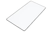 White XXL Extended Gaming Mouse Mat/Pad - Large, Wide (Long) Mouse Pad, Stitched Edges, Speed Silky Smooth Surface - 36