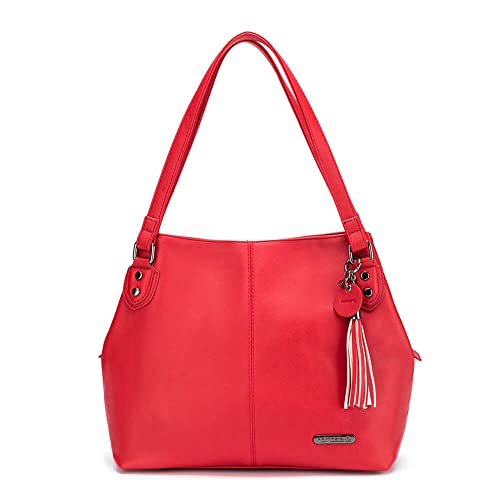 Namaste 91175 Shoulder Bag, Kunstleder, Red, Einheitsgröße