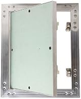 Awenta KRAL3 Plasterboard Access Panel 200x250mm Mint Green Aluminium Frame view 3