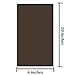 AUCHEN 6 Pack Dark Brown Repair Sofa Leather Patch Self-adhesive Leather Repair Patch for Sofa or Car Seat, 10 Inch by 6 Inch.