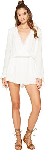 The Jetset Diaries Women's Velles Romper Ivory Jumpsuit