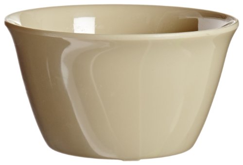Carlisle 4386806 Dayton Melamine Bouillon Cup, 8 Oz., Oatmeal (Set of 24)
