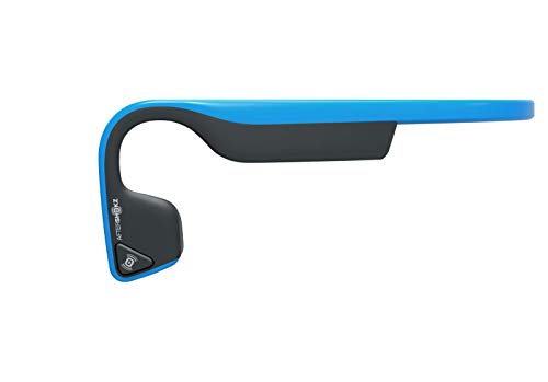 AfterShokz Trekz Titanium Open Ear Wireless Bone Conduction Headphones, Ocean Blue, (AS600OB) (Certified Refurbished)