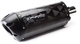 Two Brother V.A.L.E. M-5 Large Oval Carbon Fiber Slip On Honda Street Bike Exha - Honda CBR600F4i 2001-2007