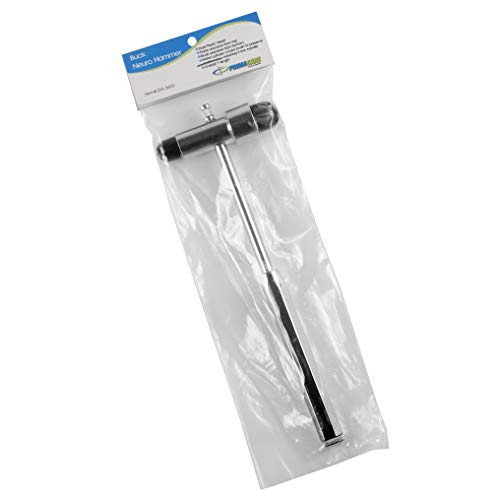 Primacare Buck Neuro Reflex Hammer | Neurological Reflexes Testing Hammer with Dual-Plastic Head & Built-in Brush | Best Medical Supplies for Doctors, Nurses and Students | 7.5 Inches - Thumbnail 2