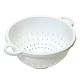 Chef Craft, 5-Quart, Deep Colander, White, 11 by 5 inch (Kitchen)