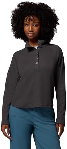 vineyard vines Women's Harbor Fleece Quarter Snap, Nautical Navy