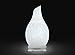 Essential Oil Diffuser 120ml Rock Pattern Handmade Glass Art Intermittent Setting Ultrasonic Aroma Cool Mist Humidifier for Improving Air Quality yoga Office Home Waterless Auto Shut-off (Rock White)