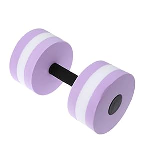 VOSAREA Foam Dumbbells Aquatic Aerobics Exercise Dumbells Water Fitness Barbells Hand Bar for Aqua Weight Loss Pool Swimming Training