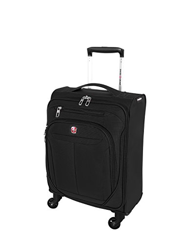 Swiss Gear Marumo Carry-On Luggage 19-Inch, Black, International Carry-On (Model:SW12769009)