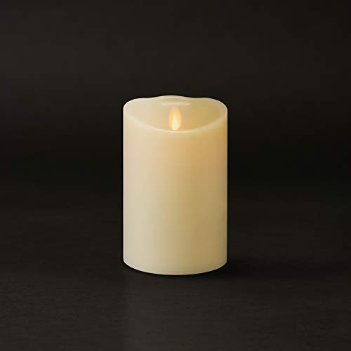 Luminara Flameless Pillar Candle Moving Flame LED Battery Operated