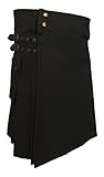 UT Kilts Men's UTK Standard Utility Kilt Black 50