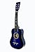 Blue Acoustic Toy Guitar for Kids with Carrying Bag and Accessories & DirectlyCheap(TM) Translucent Blue Medium Guitar Pic