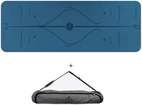 滑り止め ロングヨガマットホームフィットネスを広げる4ミリメートル輸入天然ゴムヨガマットノンスリップ男性と女性専門の肥厚 持ち歩く Blue 販売実績no 1 Color