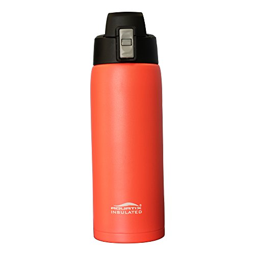 Aquatix (sunset orange, 21 ounce) pure stainless steel …