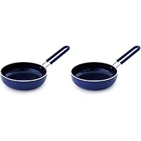 Blue Diamond Cookware Ceramic Nonstick Mini Egg Pan 2 Pack