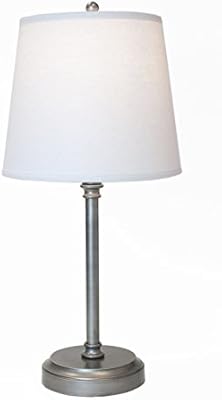 Capri Pewter Indoor Outdoor Battery Operated Cordless Table Lamp
