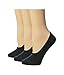 Sperry Women's Canoe Liner Solid 3-Pack Black 9 - 11