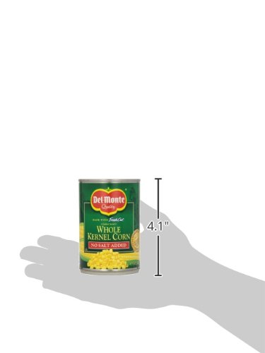 DEL MONTE FRESH CUT GOLDEN SWEET WHOLE KERNEL CORN NO SALT ADDED, 15.25 OZ. CAN, CANNED VEGETABLES