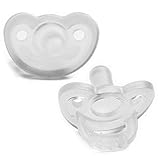 Jollypop Plus Size 3months+ Pacifier Unscented, Clear