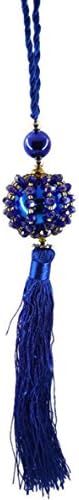 Car Rear Mirror Hanging Decoration CD003 Auto Vehicle Accessories Room Ornament Glass Decoration - Blue
