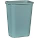 Rubbermaid Commercial Products 2957 LLDPE 10-Gallon Deskside Large Trash Can, Rectangular, 11