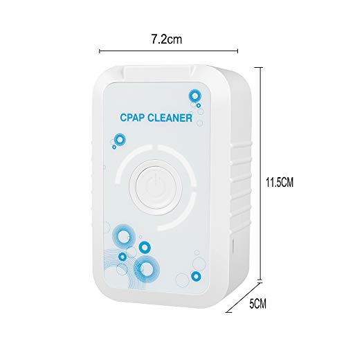 Enshey CPAP Cleaner and Sanitizer Portable Rechargeable O₃ CPAP Cleaner System CPAP Cleaning Machine Bundle with Sanitizing Bag, T Adapter, Mask Tube Cleaner - Thumbnail 3