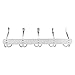 Efaithtek Wall Mount Hook Hanger Hook Rail Chrome Plated Steel Coat Robe Clothes Towel Rack (15 Hooks)