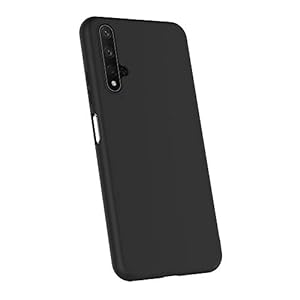 AICEK Compatible con Honor 20 Cover, Silicone Custodia Molle di TPU Sottile Bumper Case Nero - immagine 6