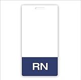 RN Registered Nurse Vertical Hospital ID Badge