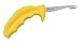 Swissmar Shucker Paddy Universal Oyster Knife, Yellow Handle, 8 x 2.5 x 1 inches