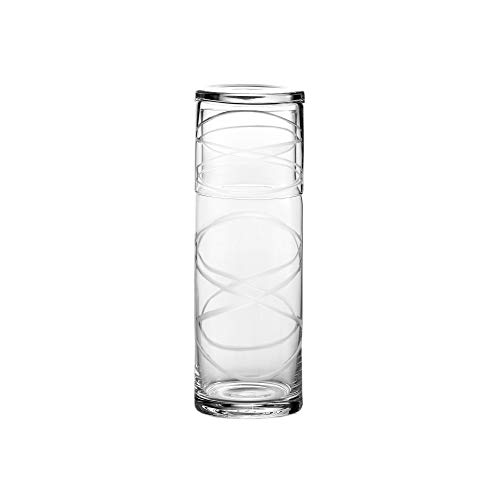Fifth Avenue Crystal 229813-S2GB Medallion Swirls Glass Carafe Set, 3.3x9.6", Clear Fifth Avenue Crystal 229813-S2GB Medallion Swirls Glass Carafe Set, 3.3x9.6", Clear