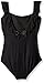 Capezio Girls' Big (7-16) Anastasia Leotard, Black, Large (10-12)
