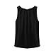 EFINNY Women Casual Sleeveless Vest Shirt Ruffle OL Lady Blouse Tank Top Black XL