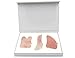 KONA Premium Gua Sha Massage Tool Set (3 Pack) - All Natural Handmade Rose Quartz Guasha Board - Spa, Acupuncture, Therapy, Trigger Point Treatment, Scraping Stone Kit