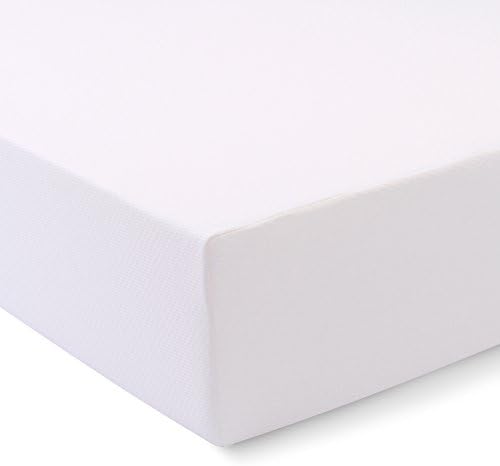 14" Deluxe Height Gel Memory Foam Mattress, Made in USA, Queen, White/Off White