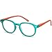 Gamma Ray Reading Glasses - 4 Pairs Flex Round Readers for Women and Men - 2.00