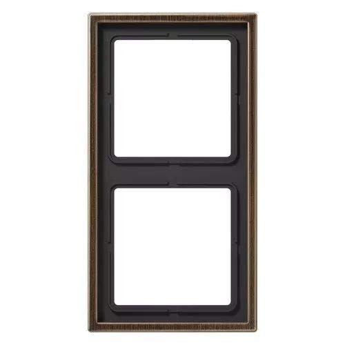 Jung Rahmen 2fach Series LS Antique Brass, 1 Piece, Me 2982 at