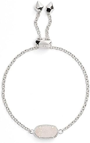 Elaina Iridescent Drusy/ Silver Bracelet Perfect Gift Item