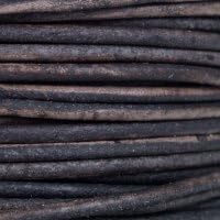 #424 Natural Grey Round Leather Cord 1.5mm (1/16") x 10 m (10.93 yds)